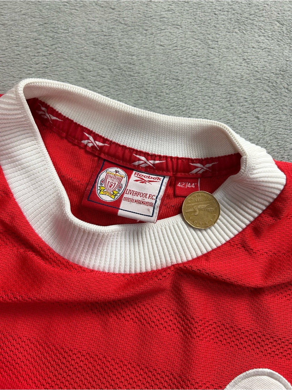 Vintage 90/2000s Reebok Liverpool FC Home Shirt - Picture 3 of 5